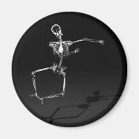 X-RAY SKELETON JOY LEAP B&W