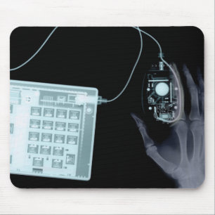 X-Ray Skeleton Tastatur- und Maus-Maus-Pad Mousepad