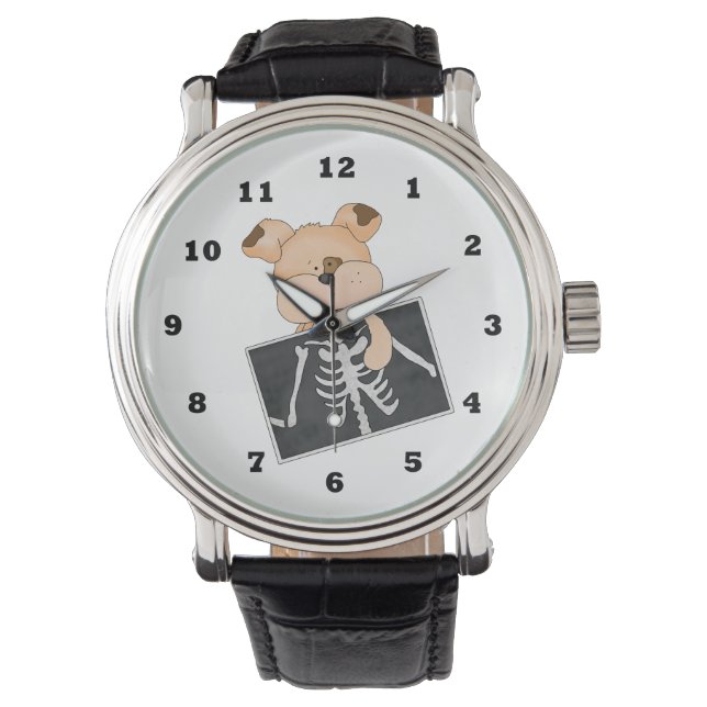 X-Ray Tech Cartoon Armbanduhr (Vorderseite)