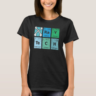 X Ray Tech Radiologe Krass Tech Radiology Periodic T-Shirt