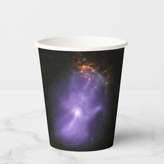 X-Ray Teleskope galant kosmische Hand Pappbecher (Vorderseite)