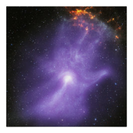 X-Ray Teleskope galant kosmische Hand Poster