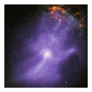 X-Ray Teleskope galant kosmische Hand Poster
