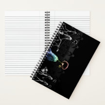 X-Ray Vision Skeleton City Scene Notebook