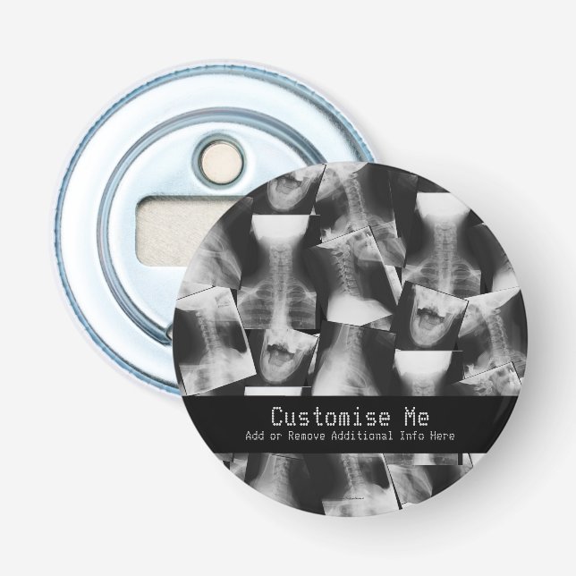 X-Rayed Original Flaschenöffner (Vorderseite)