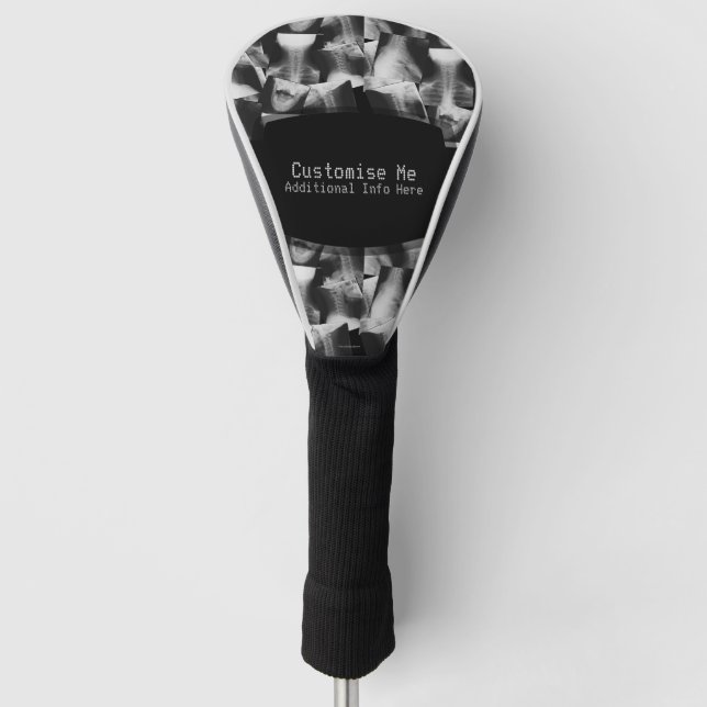 X-Rayed Original Golf Headcover (Vorderseite)