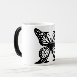X Schwarzer Butterfly Verwandlungstasse