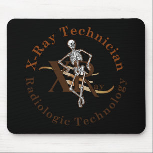 X Strahln-Techniker-Kreis Brown Mousepad