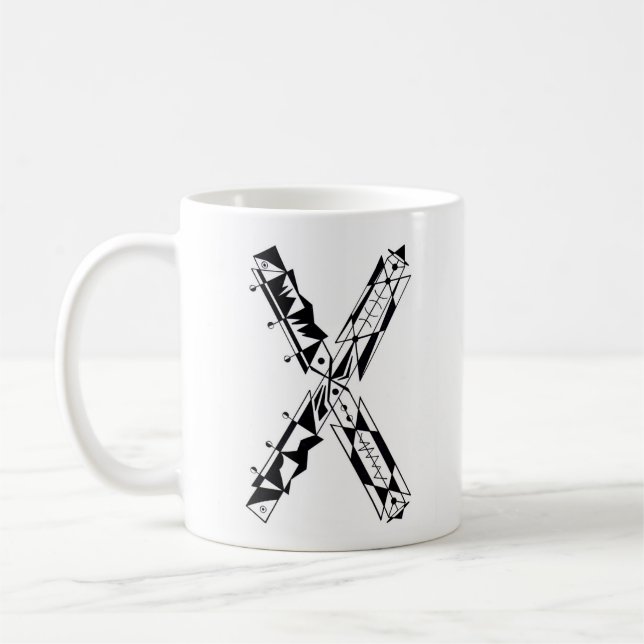 "X"-Tasse Kaffeetasse (Links)