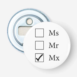 x Titel (drei Optionen) Flaschenöffner