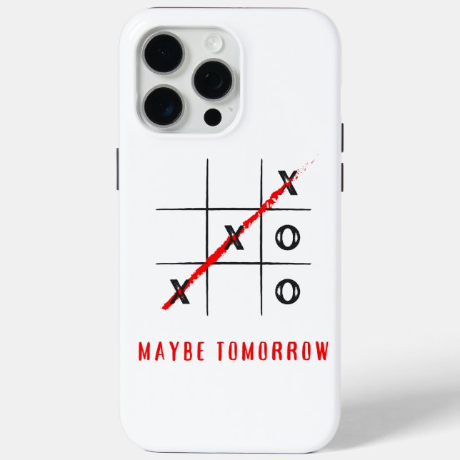 x und o, vielleicht morgen Case-Mate iPhone hülle (Rückseite)