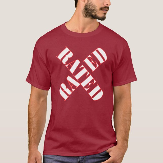 X veranschlagt T-Shirt (Vorderseite)