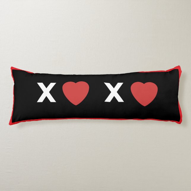 X ❤️ X ❤️ SEITENSCHLÄFERKISSEN (Vorderseite)
