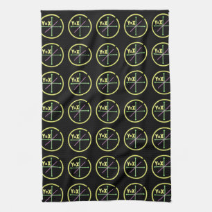 X=Y Liner-Gleichung Math Geek Geschirrtuch