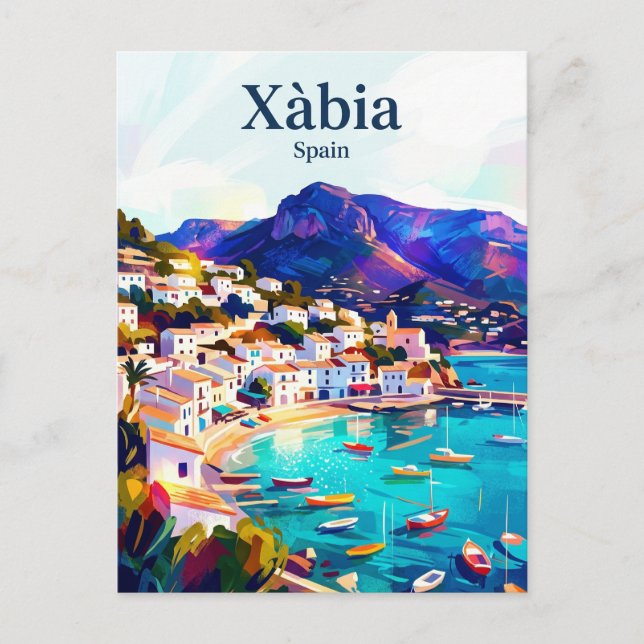 Xàbia Spanien Postkarte (Vorderseite)