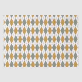 Xanadu und Gold Winter Raute Seidenpapier