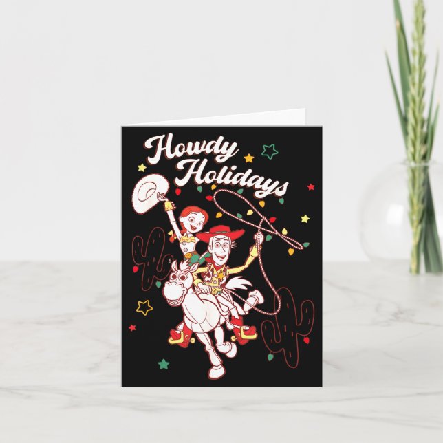 Xar Christmas Howdy Holidays Friends  Karte (Vorderseite)