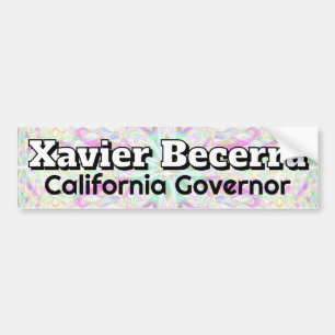 Xavier Becerra Kalifornischer Gouverneur Autoaufkleber