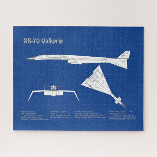 XB-70 Valkyrie - Flugzeugkonzepte ABD (Horizontal)