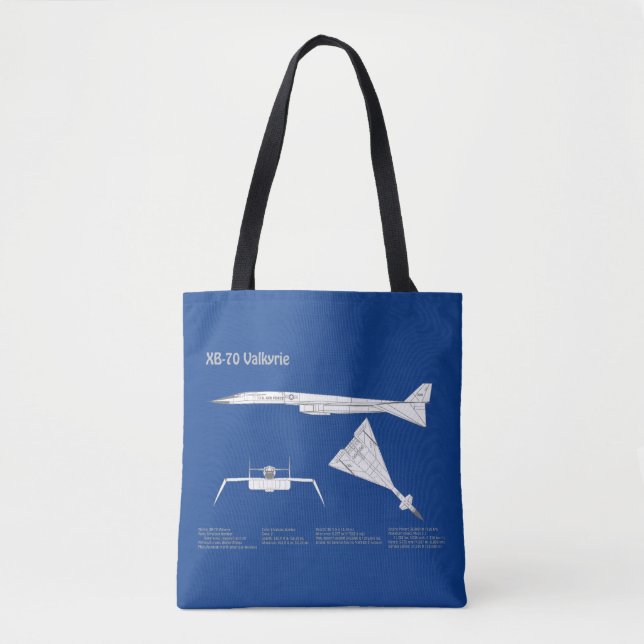 XB-70 Valkyrie - Flugzeugkonzepte ABD Tasche (Vorderseite)