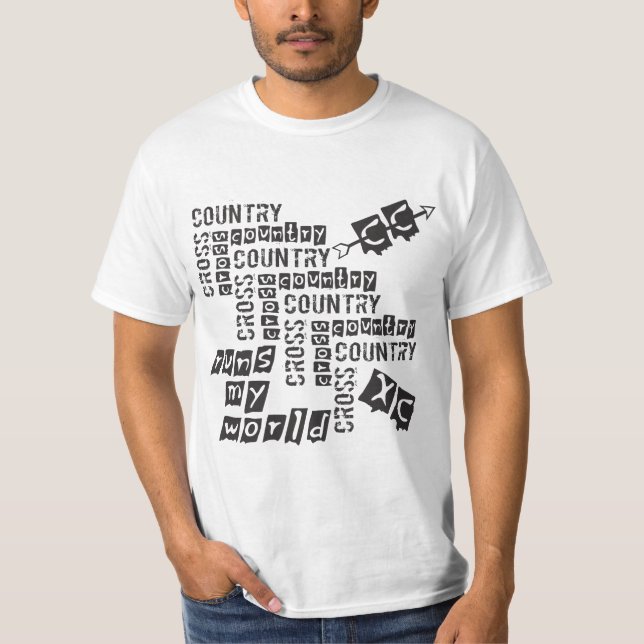 XC Cross Country Runs T-Shirt (Vorderseite)