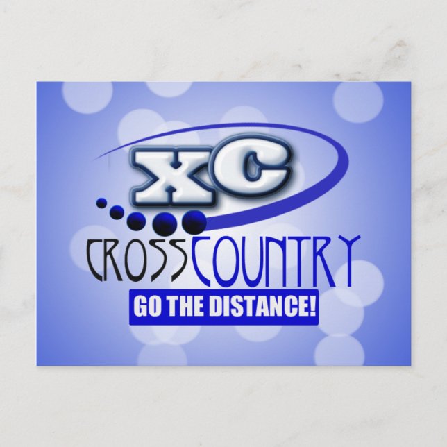 XC CROSS LAND GREIFEN ZUR FERNSEHUNG POSTKARTE (Vorderseite)