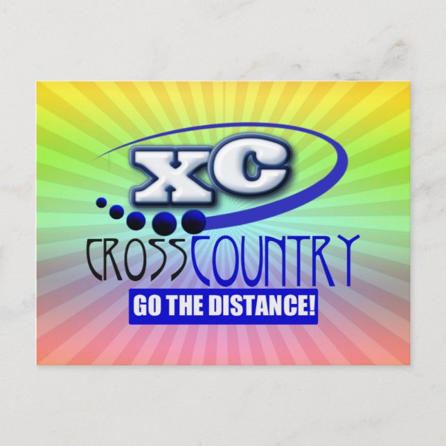 XC CROSS LAND GREIFEN ZUR FERNSEHUNG POSTKARTE (Vorderseite)