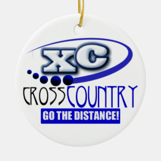 XC GEHEN DIE ABSTANDS-CROSS KERAMIKORNAMENT