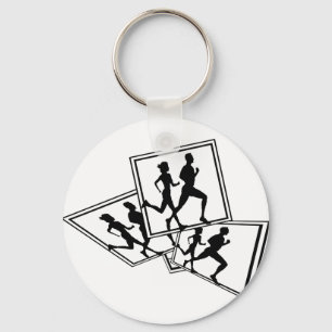 XC LAUFlauflaufCross Country Schlüsselanhänger