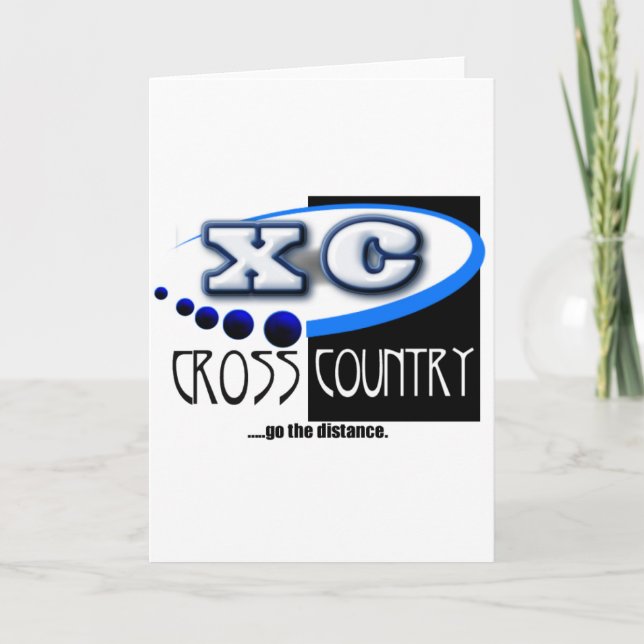 XC MOTTO - Fahren Sie in die Ferne - LAND Karte (Vorderseite)