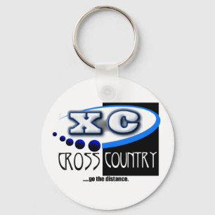 XC MOTTO - gehen der Abstand - CROSS COUNTRY Schlüsselanhänger