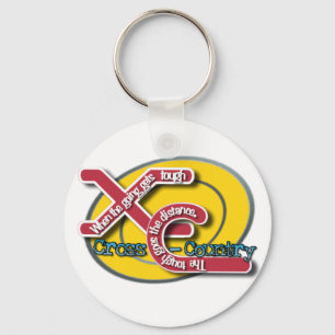 XC STARKES MOTTO - CROSS COUNTRY SCHLÜSSELANHÄNGER