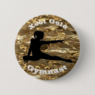 Xcel Gold Gymnast - Gymnastikschaltfläche für Mädc Button