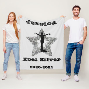 Xcel Silver Gymnastik Star Fleece Blanket