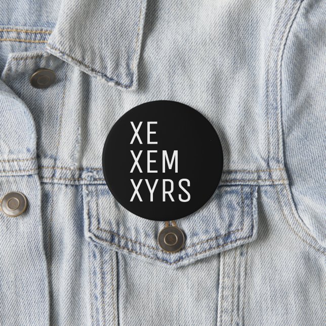 Xe Xem Xyrs Pronoun Button (Beispiel)