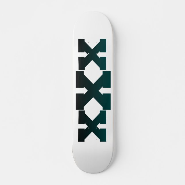 XEDGE4LIFEX XXX Skateboard-Probrett Skateboard (Vorne)