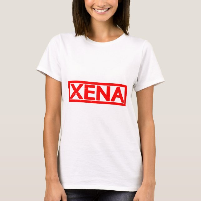 Xena Briefmarke T-Shirt (Vorderseite)