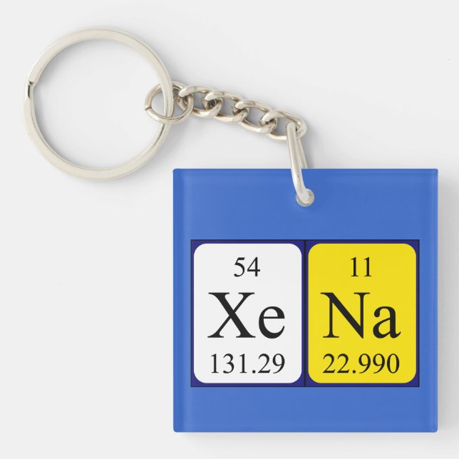 Xena Periodenschlüsselring Schlüsselanhänger (Vorderseite)