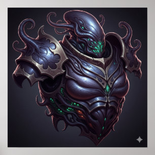 Xeno Art Armor Poster