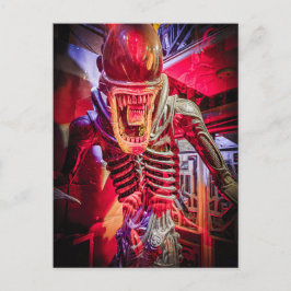 Xenomorph-Alien-Statue Horror-Sci-Fi-Sammelobjekt Postkarte