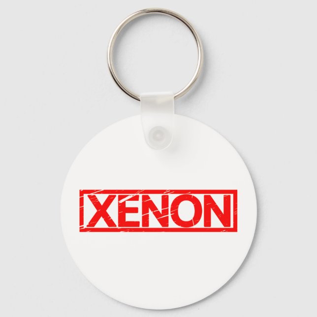 Xenon Briefmarke Schlüsselanhänger (Vorderseite)