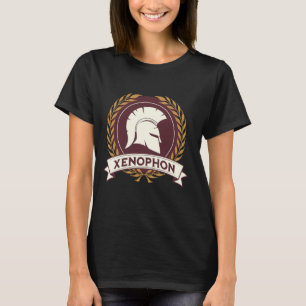 Xenophon Griechischer Historiker Hoplite Helmet Sy T-Shirt