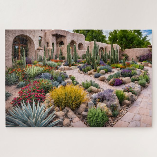 Xeriscaped Courtyard (Horizontal)