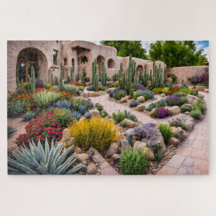 Xeriscapierter Innenhof