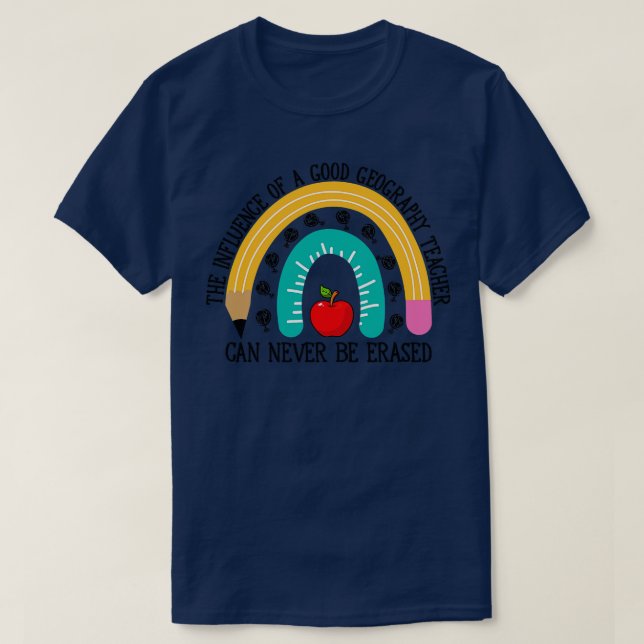 Xgjm der Einfluss der guten Geografie T-Shirt (Design vorne)