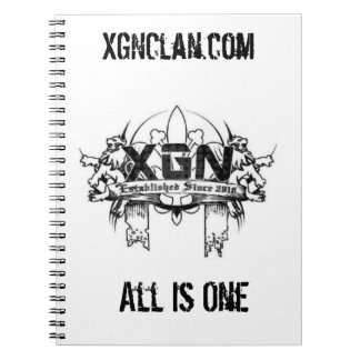 XGN Notizbuch! Notizblock