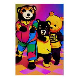Xi Jinping im Party der Kinder Poster