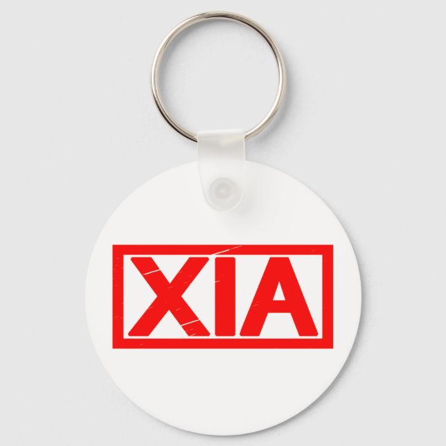 Xia-Briefmarke Schlüsselanhänger (Vorderseite)