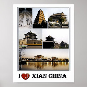 Xian Terracotta Warrios Museum - Glockenturm - Poster