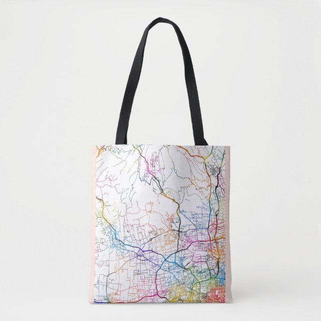 Xianyang China City Map Tasche (Vorderseite)